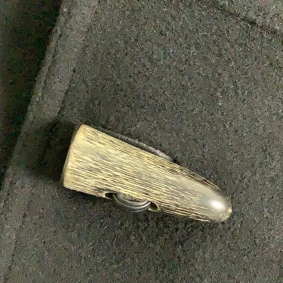 Cole Haan Country Hooded Cashmere Wool blend Black Coat men size Medium EUC - Picture 13 of 16